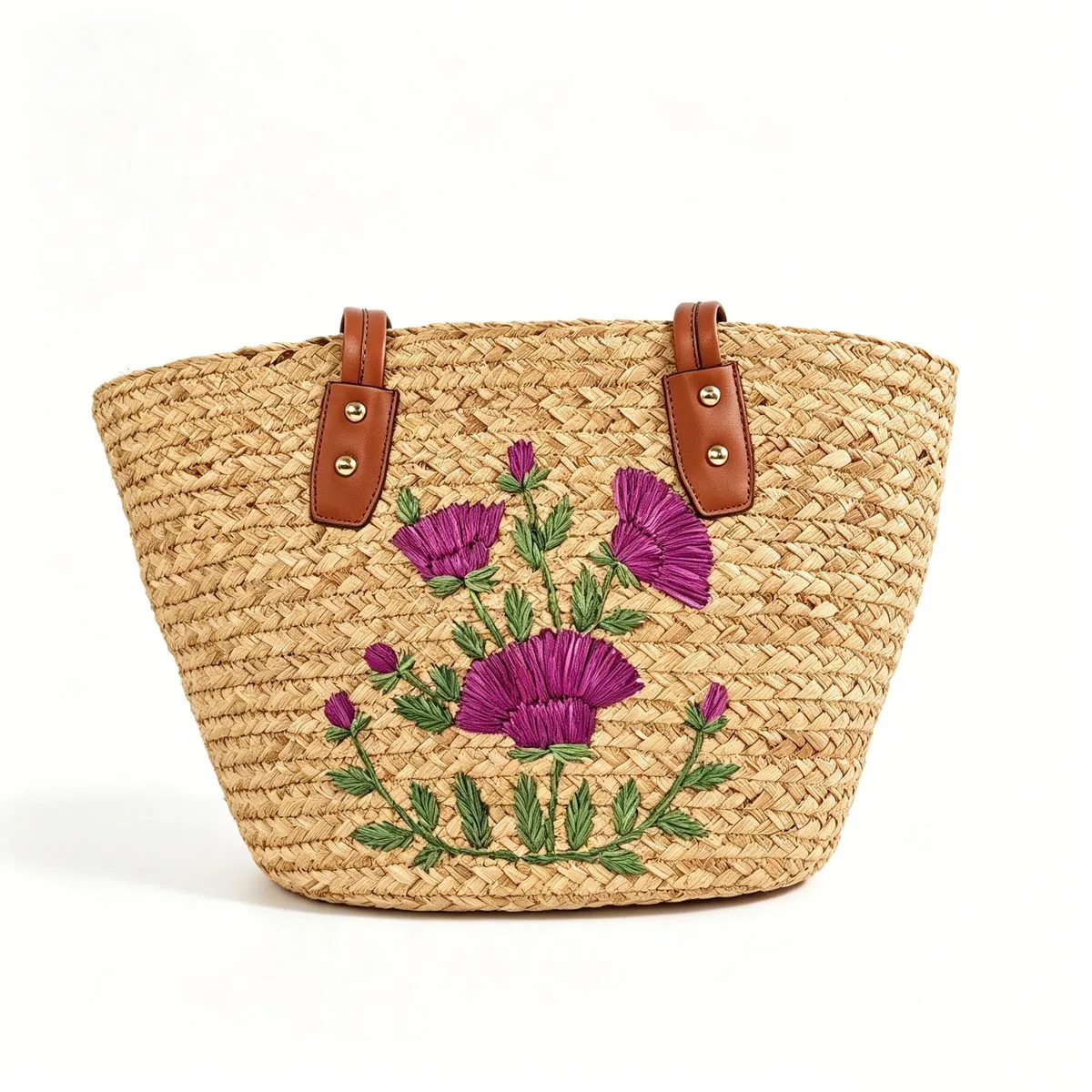 Classic Straw Tote